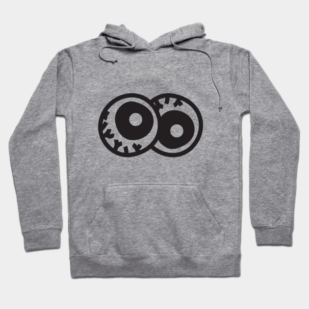 Creepy eyes Hoodie by RedYolk